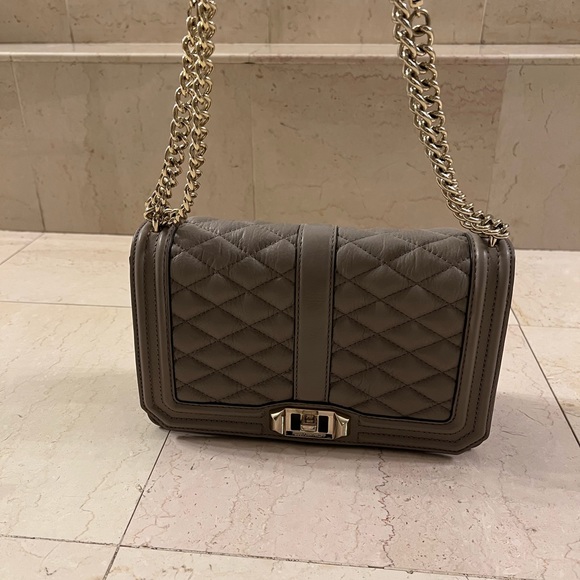 Rebecca Minkoff Quilted Gray Bag - Picture 5 of 6